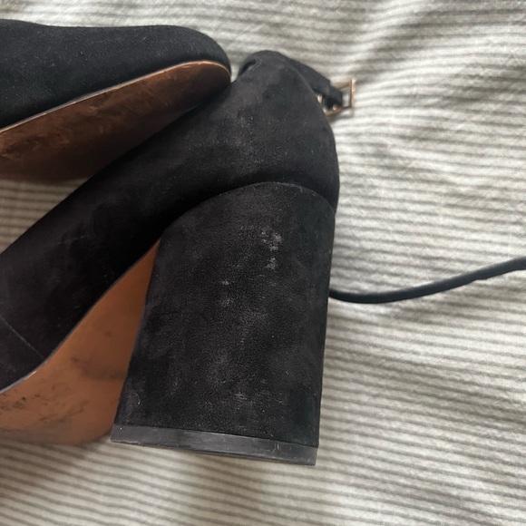 ASOS Black Block Heels with Adjustable Strap - Picture 7 of 8